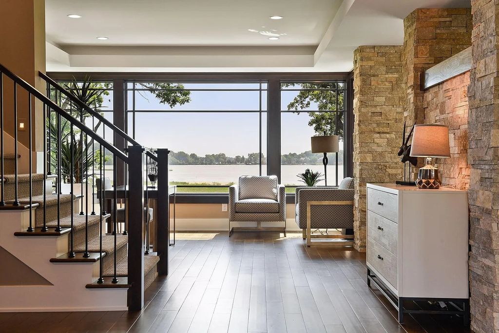 The Home in Excelsior is built by the most awarded architectural designer and builder in the state - Charles Cudd Co, now available for sale. This home located at 3776 Woodland Cove Pkwy, Excelsior, Minnesota