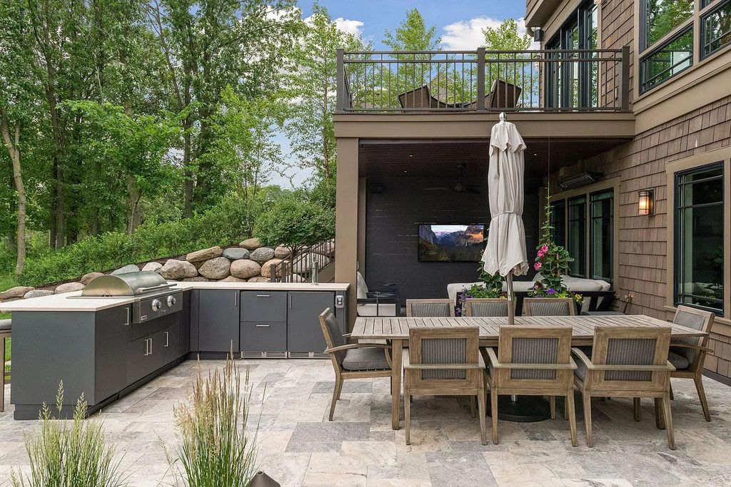 The Home in Excelsior is built by the most awarded architectural designer and builder in the state - Charles Cudd Co, now available for sale. This home located at 3776 Woodland Cove Pkwy, Excelsior, Minnesota