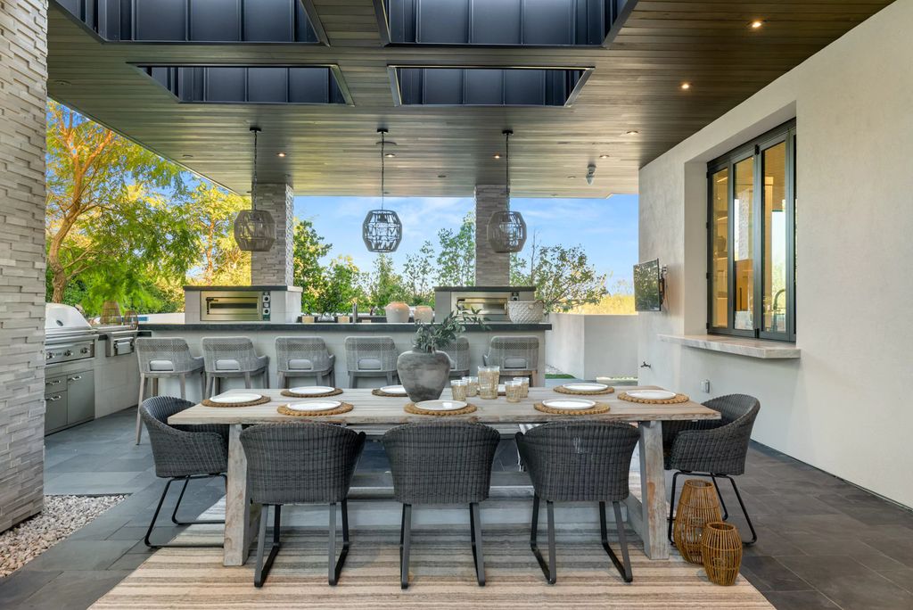 The Las Vegas Estate, a magnificent property has been completely redesigned with the finest quality finishes sitting on a half acre behind the guarded gates of Indigo in The Ridges is now available for sale. This home located at 42 Crested Cloud Way, Las Vegas, Nevada