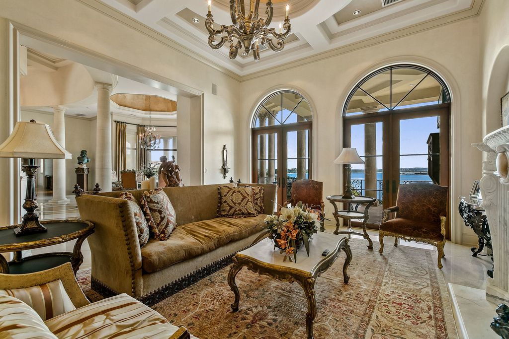 12400 Cedar Street, Austin, Texas is an uniquely magnificent estate situated on 21+ hillside acres of prime south shore lakefront property boasting unobstructed and panoramic elevated views of Lake Travis. 