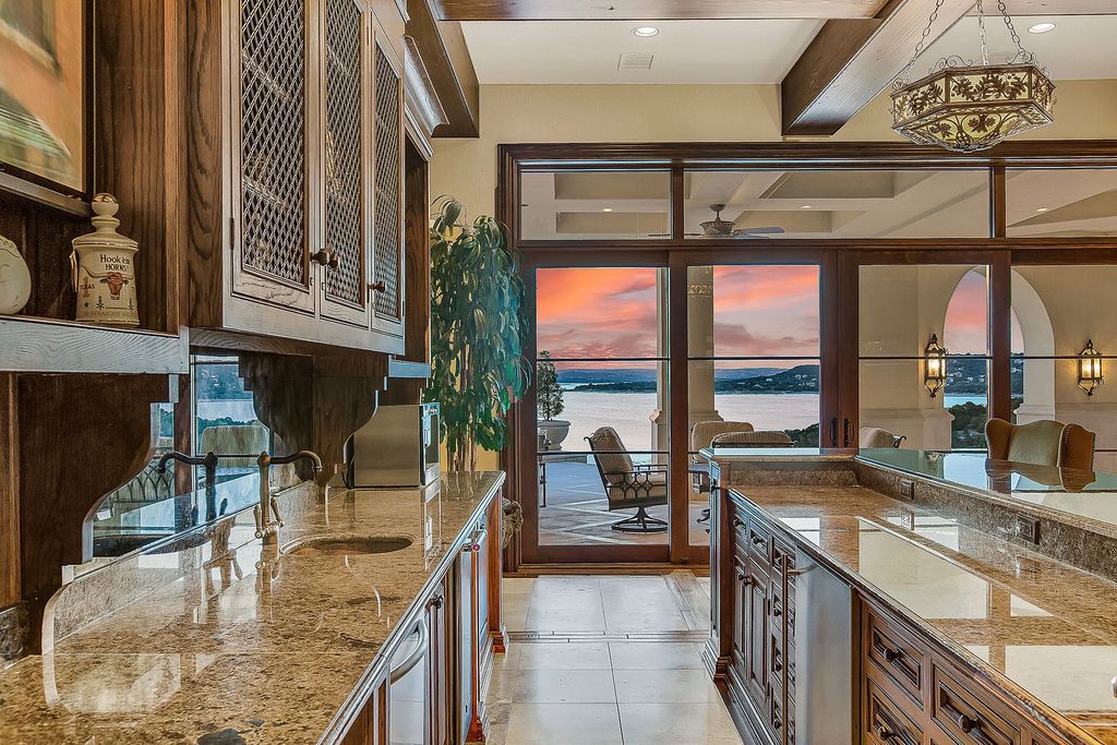 12400 Cedar Street, Austin, Texas is an uniquely magnificent estate situated on 21+ hillside acres of prime south shore lakefront property boasting unobstructed and panoramic elevated views of Lake Travis. 