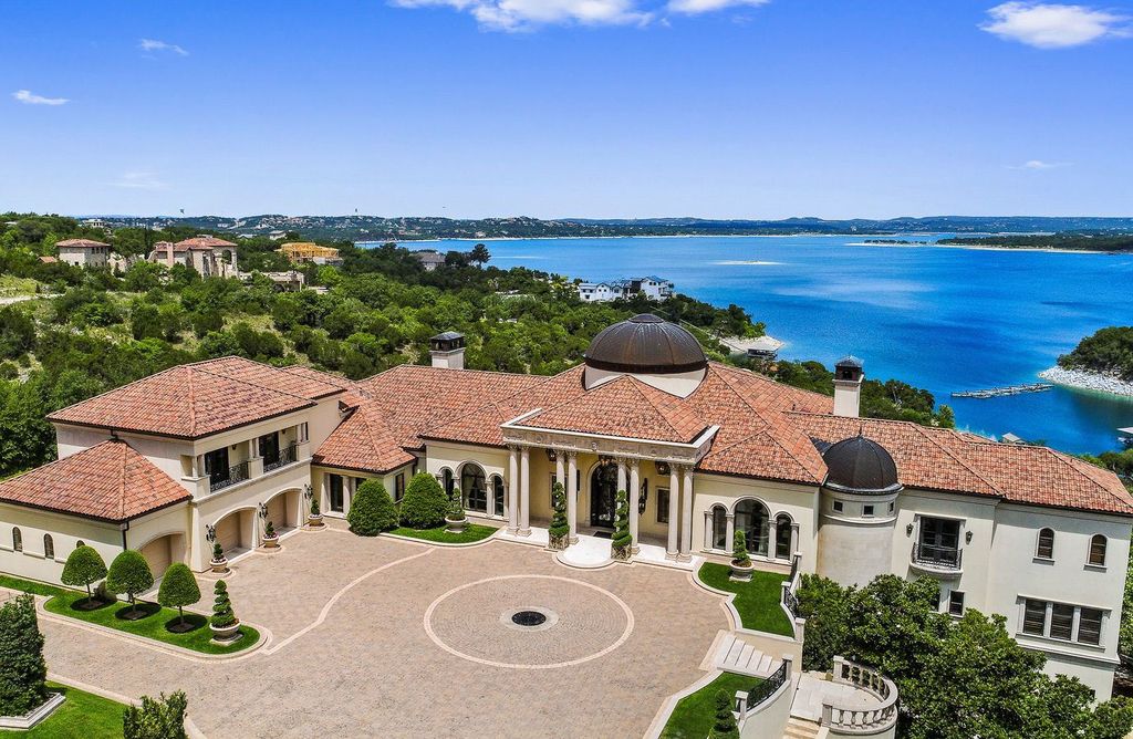 12400 Cedar Street, Austin, Texas is an uniquely magnificent estate situated on 21+ hillside acres of prime south shore lakefront property boasting unobstructed and panoramic elevated views of Lake Travis. 