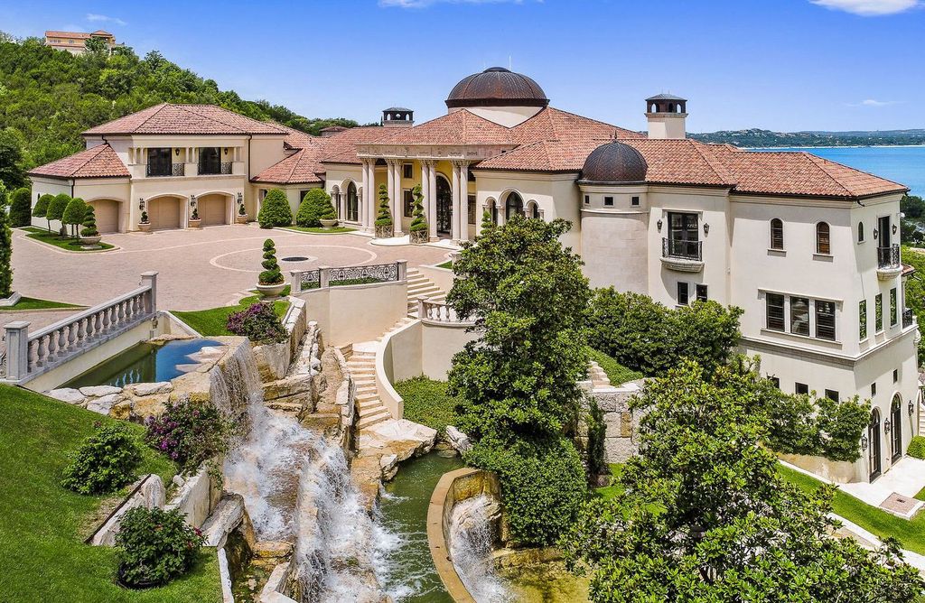 12400 Cedar Street, Austin, Texas is an uniquely magnificent estate situated on 21+ hillside acres of prime south shore lakefront property boasting unobstructed and panoramic elevated views of Lake Travis. 