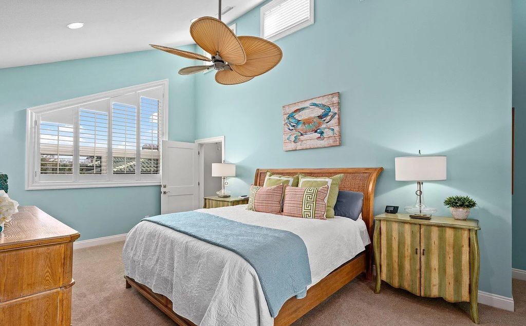 4600 Bay Point Road, Panama City Beach, Florida, is an exceptionally luxurious home with a Tropical Poolside Oasis with smart furnishings, soaring vaulted wood beam ceilings, a curving staircase, and an expansive living room featuring a well-appointed fireplace and triple French doors that lead to the elevated deck. This Home in Panama City Beach offers 6 bedrooms and 8 bathrooms with over 6.000 square feet of living spaces.