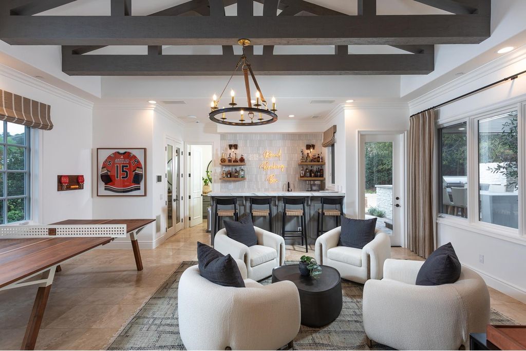30881 Via Colinas, Trabuco Canyon, California is an elegantly designed home built by Stonefield Development and reimagined by Brook Wagner Design in the exclusive guard gated community of Coto de Caza, boasting amazing amenities for both living and entertaining.
