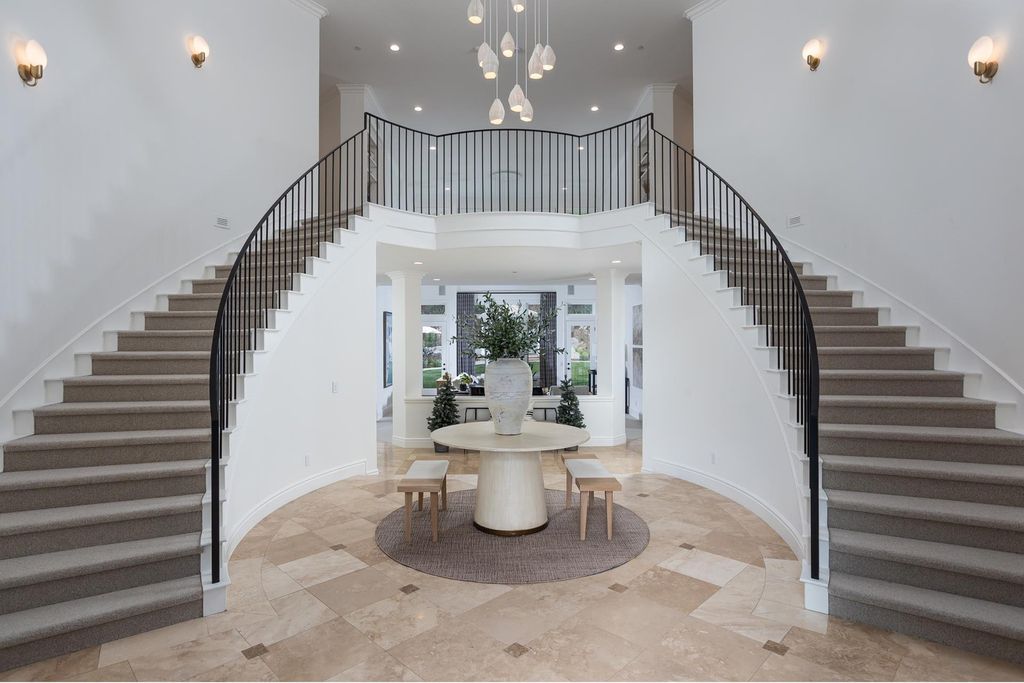 30881 Via Colinas, Trabuco Canyon, California is an elegantly designed home built by Stonefield Development and reimagined by Brook Wagner Design in the exclusive guard gated community of Coto de Caza, boasting amazing amenities for both living and entertaining.