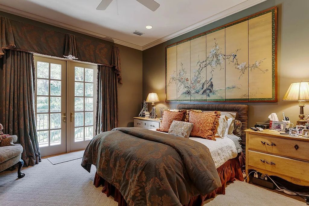 The Home in Nashville provides extensive landscaping throughout the property with dogwoods, hydrangeas and a meandering creek, now available for sale. This home located at 1310 Chickering Rd, Nashville, Tennessee