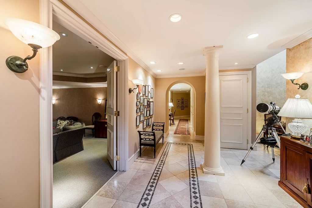 The Home in Nashville provides extensive landscaping throughout the property with dogwoods, hydrangeas and a meandering creek, now available for sale. This home located at 1310 Chickering Rd, Nashville, Tennessee