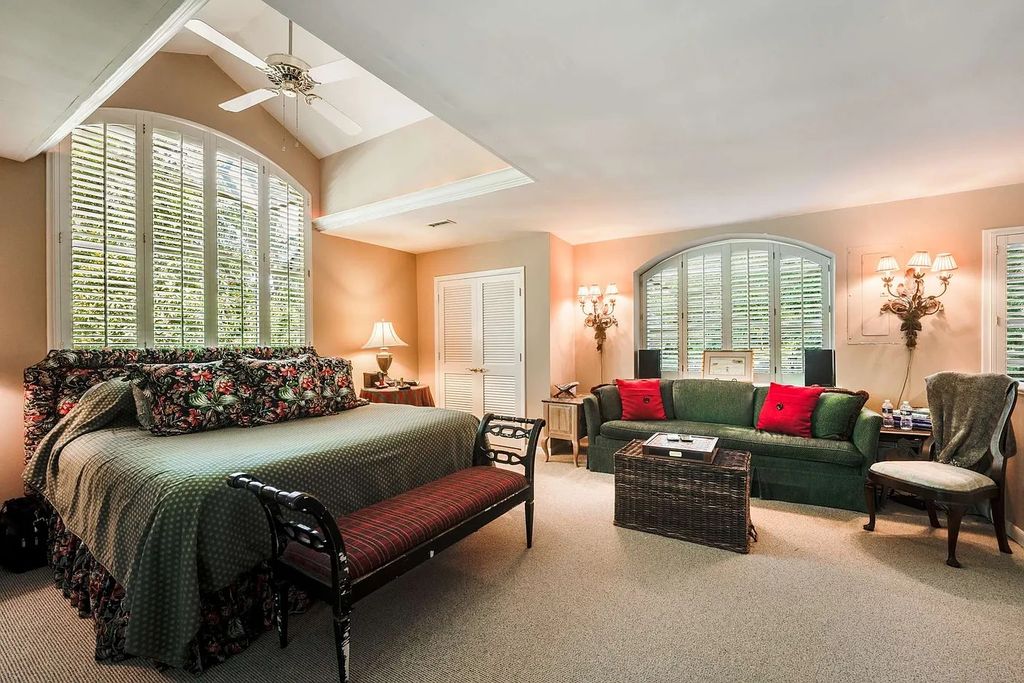 The Home in Nashville provides extensive landscaping throughout the property with dogwoods, hydrangeas and a meandering creek, now available for sale. This home located at 1310 Chickering Rd, Nashville, Tennessee