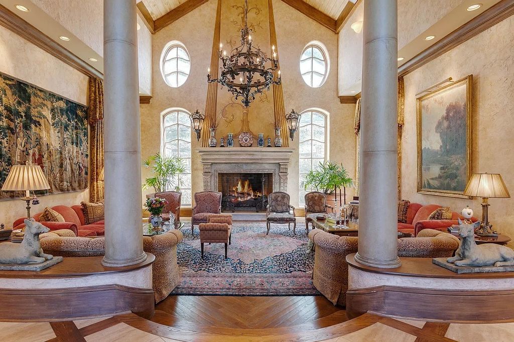 The Home in Nashville provides extensive landscaping throughout the property with dogwoods, hydrangeas and a meandering creek, now available for sale. This home located at 1310 Chickering Rd, Nashville, Tennessee