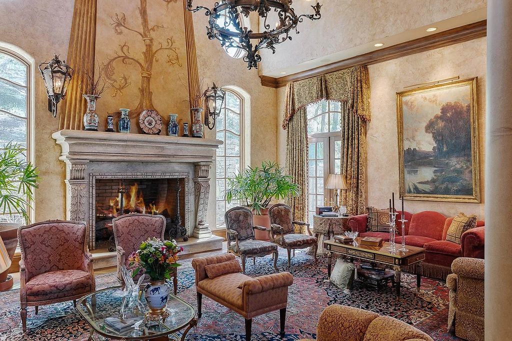 The Home in Nashville provides extensive landscaping throughout the property with dogwoods, hydrangeas and a meandering creek, now available for sale. This home located at 1310 Chickering Rd, Nashville, Tennessee