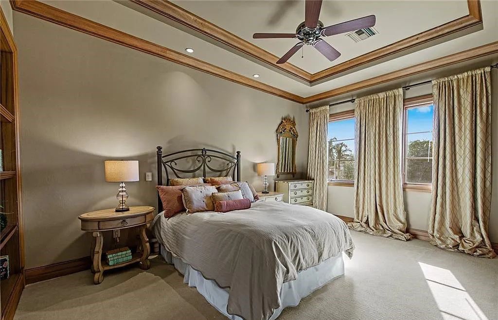 6097 Sunnyslope Drive, Naples, Florida, built by Michelangelo Builders, earning “The Best of Custom Wood, National Dream Home” & 4 Aurora awards. The spectacularly designed 2-story grand estate in Quail West is decorated with exquisite, one-of-a-kind milled woodwork.