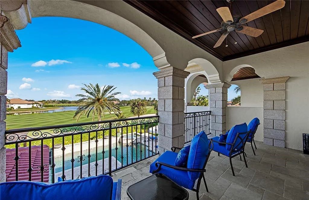 6097 Sunnyslope Drive, Naples, Florida, built by Michelangelo Builders, earning “The Best of Custom Wood, National Dream Home” & 4 Aurora awards. The spectacularly designed 2-story grand estate in Quail West is decorated with exquisite, one-of-a-kind milled woodwork.