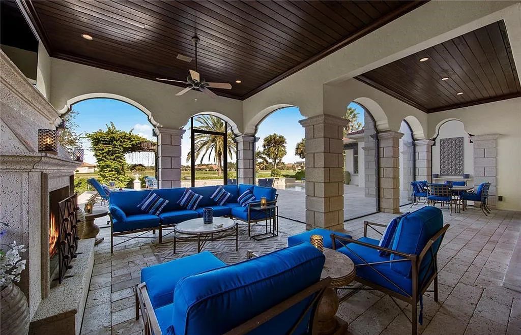 6097 Sunnyslope Drive, Naples, Florida, built by Michelangelo Builders, earning “The Best of Custom Wood, National Dream Home” & 4 Aurora awards. The spectacularly designed 2-story grand estate in Quail West is decorated with exquisite, one-of-a-kind milled woodwork.