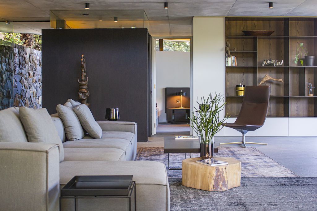 Cranberry Pavilion House prominent with its dark color by Wright Architects