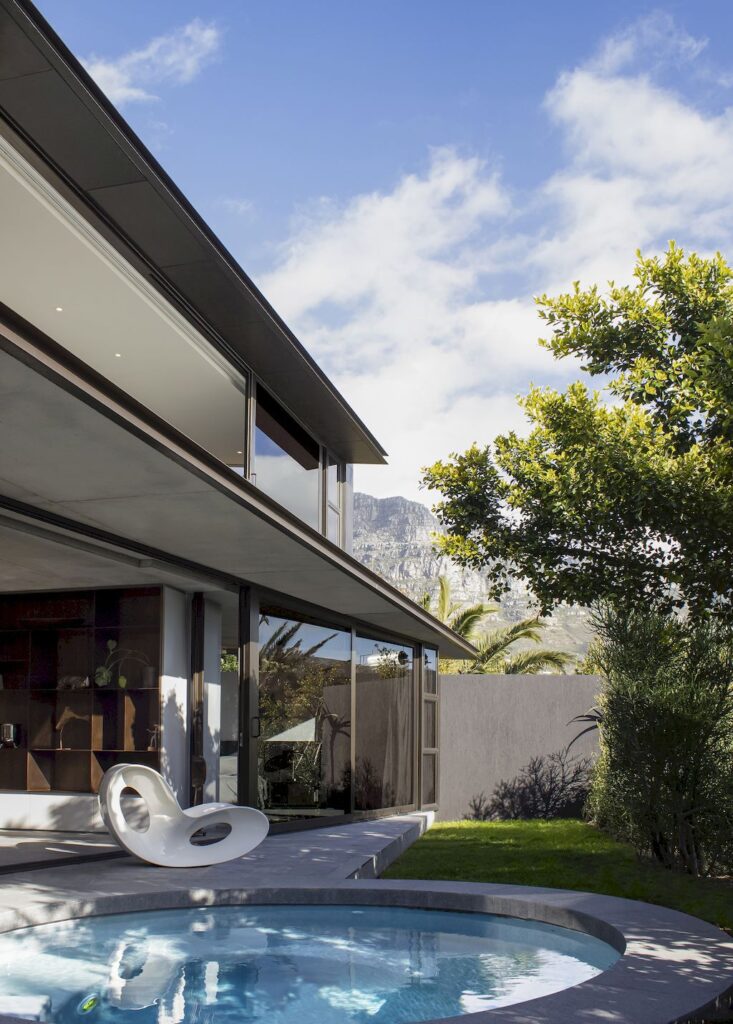 Cranberry Pavilion House prominent with its dark color by Wright Architects 3