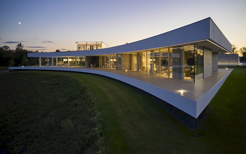 Dune House, Polish Residence Hidden in the Slope by Mobius Architekci