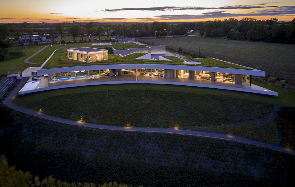 Dune House Polish Residence Hidden in the Slope by Mobius Architekci 16