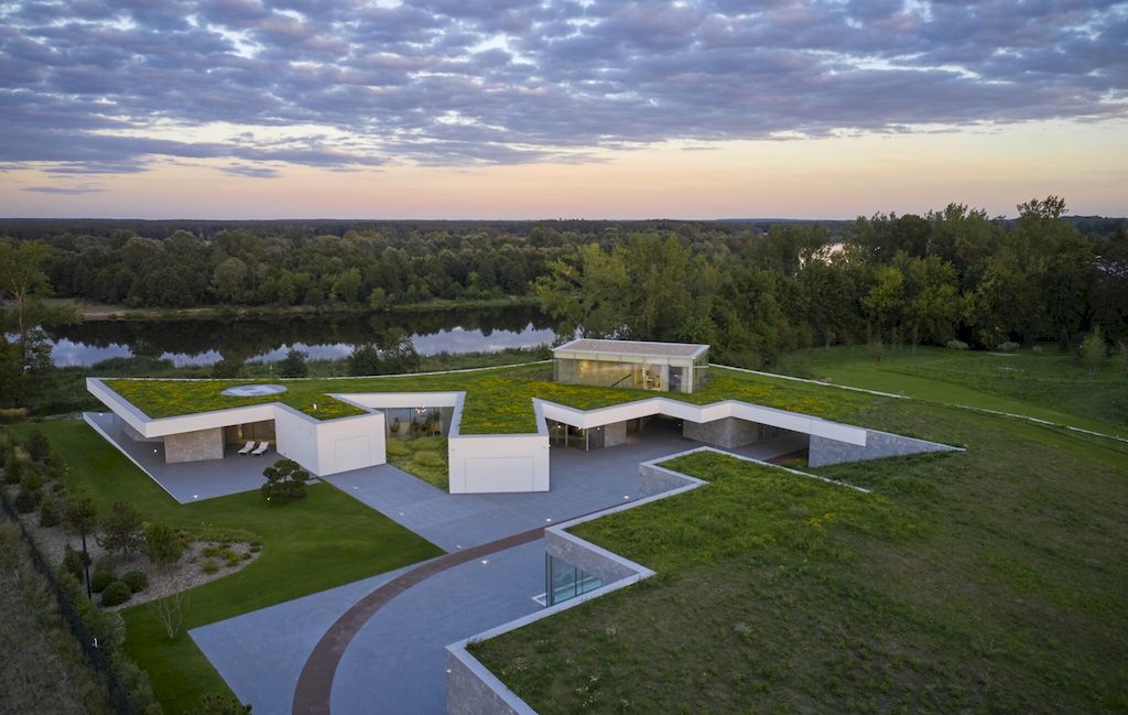 Dune House, Polish Residence Hidden in the Slope by Mobius Architekci