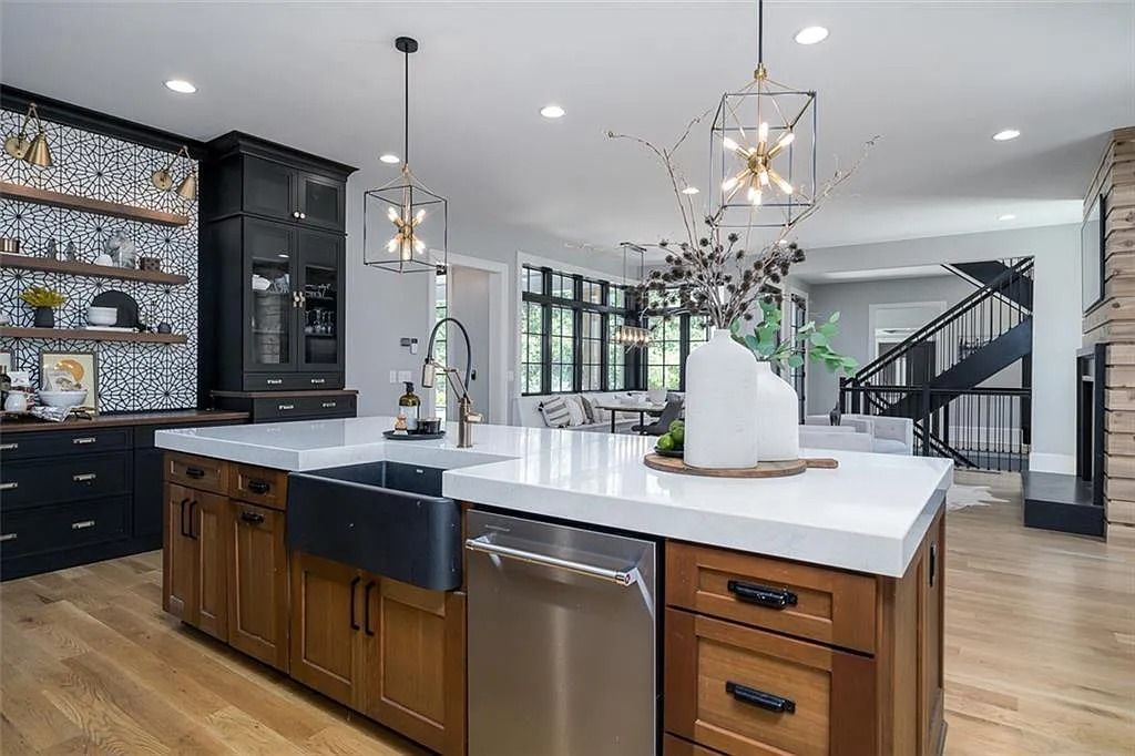 The House in Canton includes a Barndominium guest house, multiple creeks and fenced pastures perfect for horses, now available for sale. This home located at 1661 Harmony Dr, Canton, Georgia