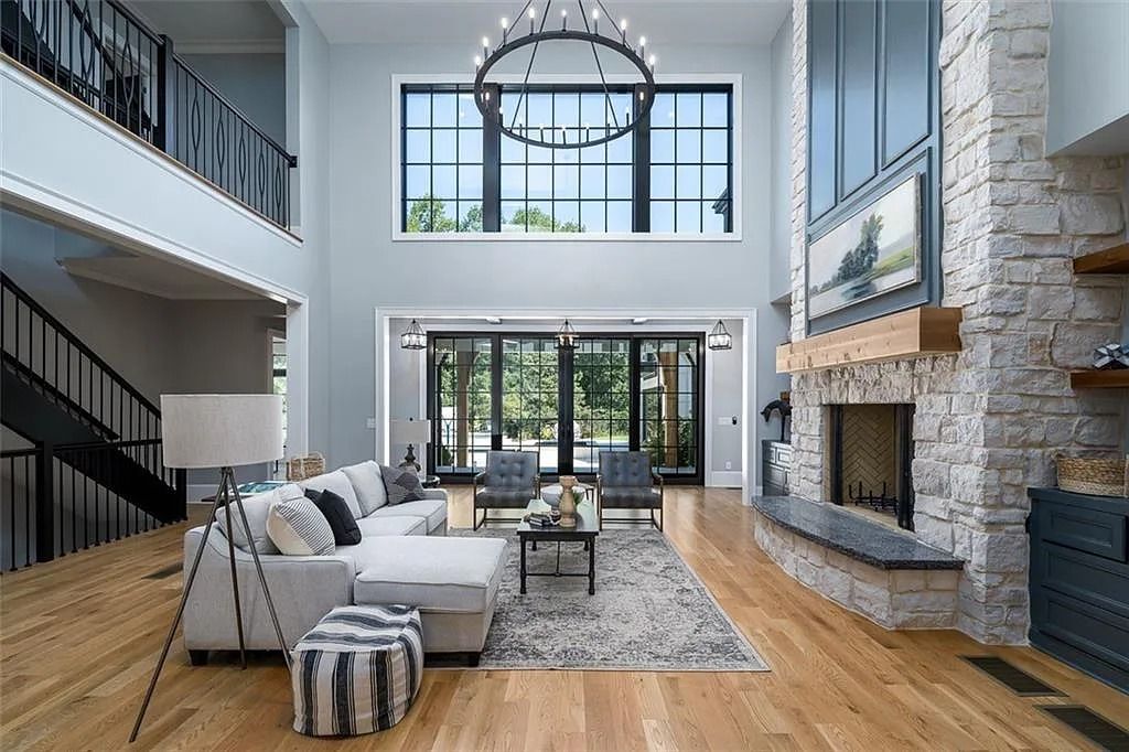 The House in Canton includes a Barndominium guest house, multiple creeks and fenced pastures perfect for horses, now available for sale. This home located at 1661 Harmony Dr, Canton, Georgia