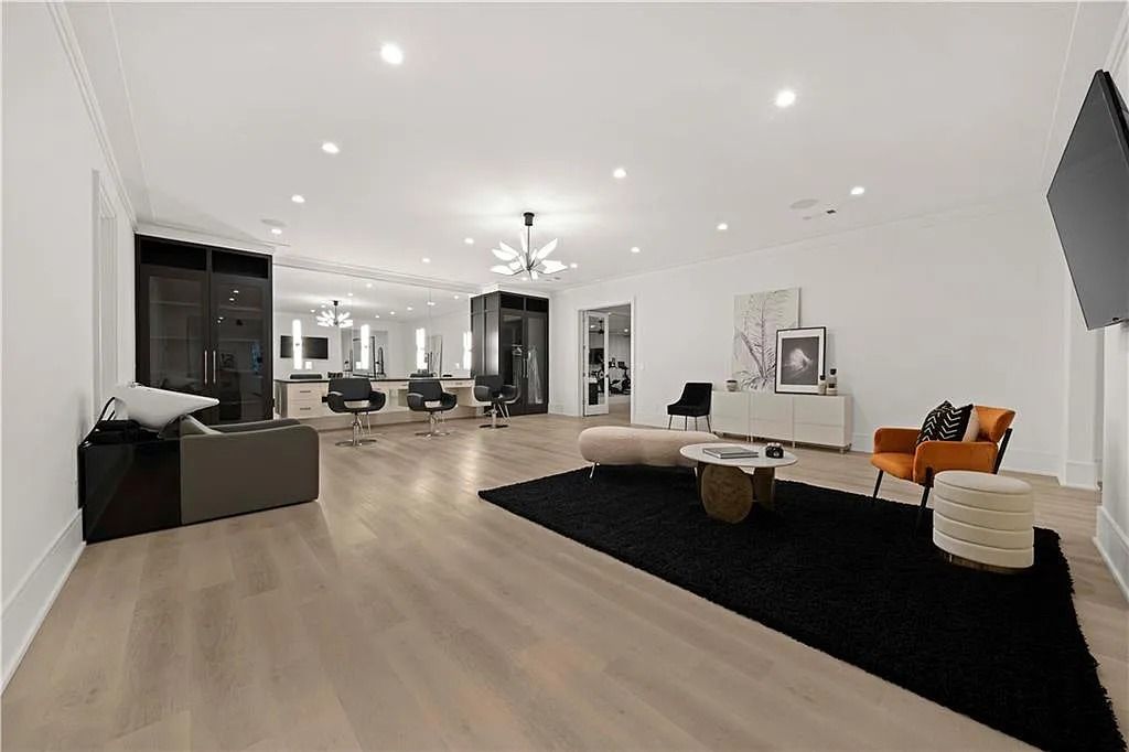 Extraordinarily Designed and Custom Built This Magnificent Modern Estate in Atlanta GA Lists for 45M 32