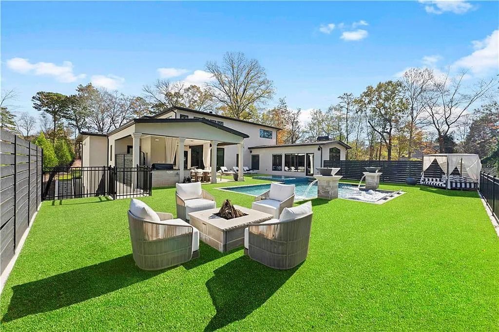 Extraordinarily Designed and Custom Built This Magnificent Modern Estate in Atlanta GA Lists for 45M 43