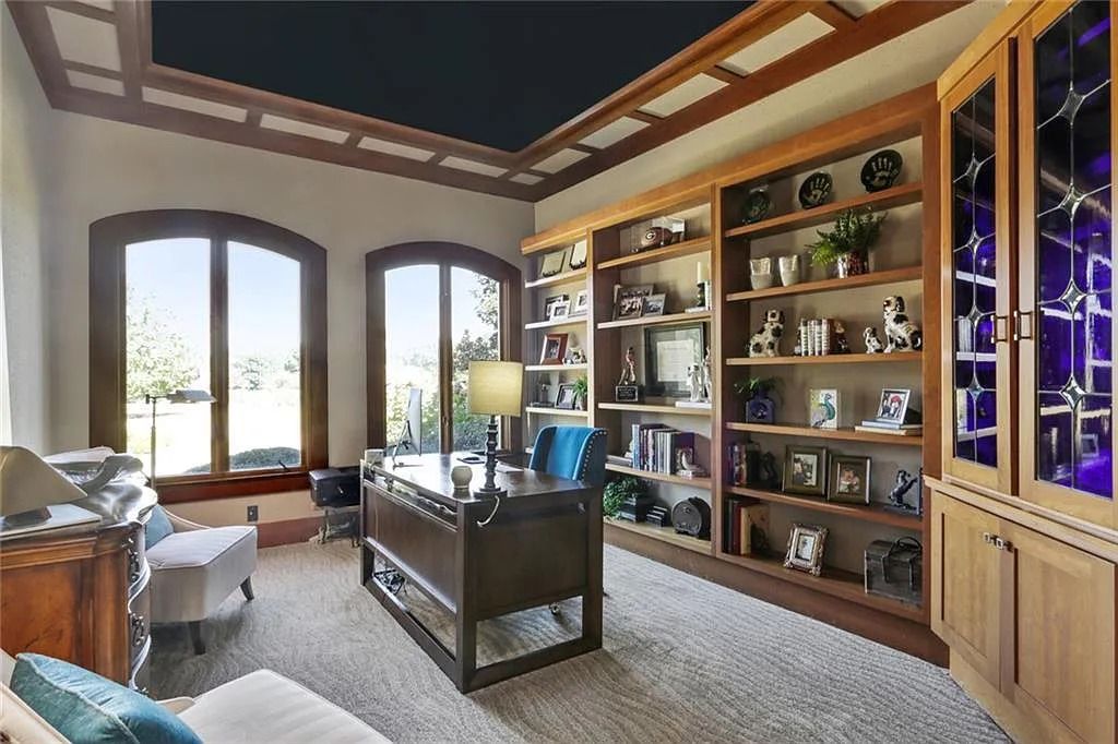 The Home in Kennesaw is the entertainers delight with large open spaces and a salt water pool with a connecting hot tub and wine cellar, now available for sale. This home located at 4235 Old Stilesboro Rd NW, Kennesaw, Georgia