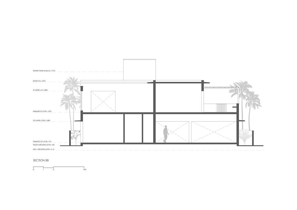 HAVEN Residence with Open Plan yet Ensure Privacy by VSP Architects