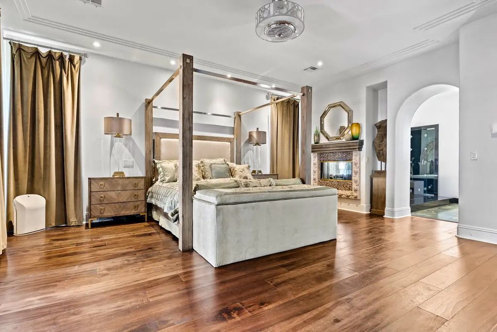 4225 N Jensen Street, Las Vegas, Nevada is a Hacienda-style home on 2.25 lush acres beaming with Spanish tile, rustic wood accents, archways, and multiple courtyards that allow for the ultimate year-round indoor outdoor living. 