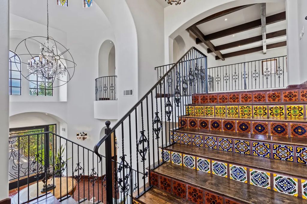 4225 N Jensen Street, Las Vegas, Nevada is a Hacienda-style home on 2.25 lush acres beaming with Spanish tile, rustic wood accents, archways, and multiple courtyards that allow for the ultimate year-round indoor outdoor living. 