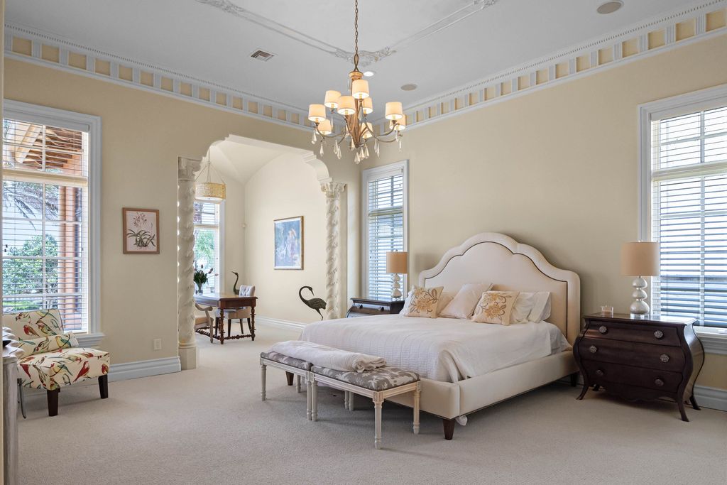 16631 Arezo Court, Montverde, Florida is a one of a kind custom home located in the sought after Bella Collina Community, finest in architectural design and handcrafted artistry, superb construction and is completely and exquisitely furnished.