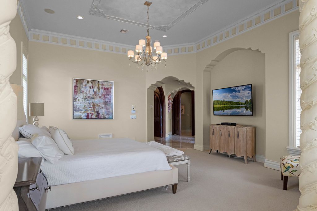 16631 Arezo Court, Montverde, Florida is a one of a kind custom home located in the sought after Bella Collina Community, finest in architectural design and handcrafted artistry, superb construction and is completely and exquisitely furnished.