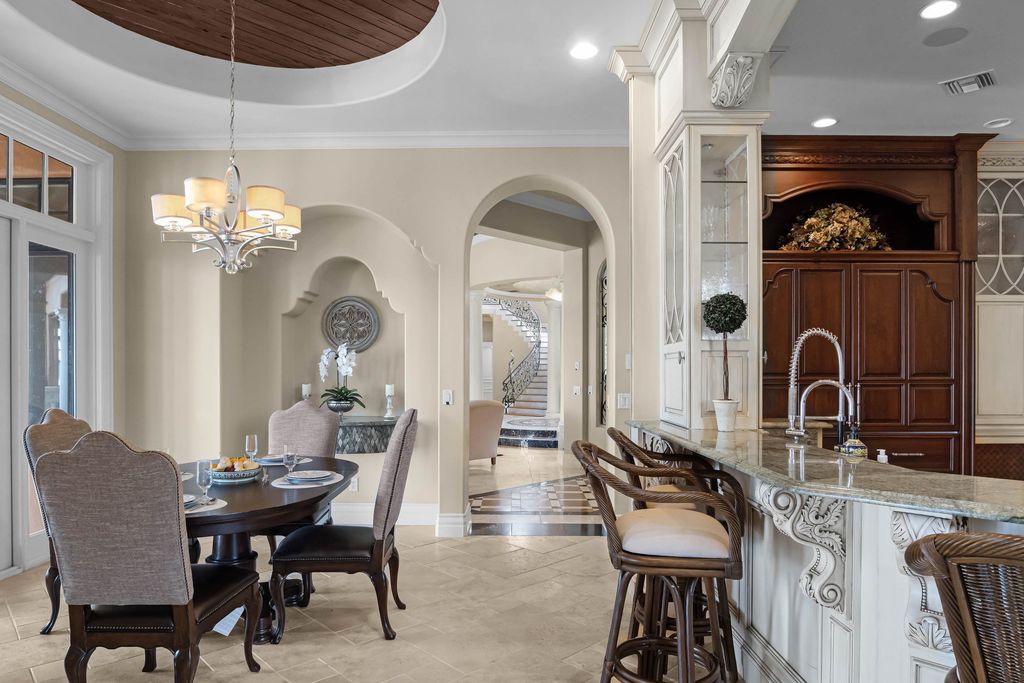 16631 Arezo Court, Montverde, Florida is a one of a kind custom home located in the sought after Bella Collina Community, finest in architectural design and handcrafted artistry, superb construction and is completely and exquisitely furnished.