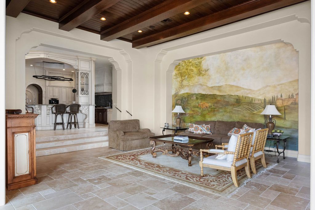 16631 Arezo Court, Montverde, Florida is a one of a kind custom home located in the sought after Bella Collina Community, finest in architectural design and handcrafted artistry, superb construction and is completely and exquisitely furnished.