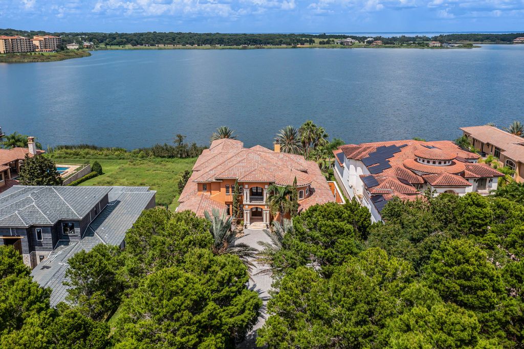 16631 Arezo Court, Montverde, Florida is a one of a kind custom home located in the sought after Bella Collina Community, finest in architectural design and handcrafted artistry, superb construction and is completely and exquisitely furnished.