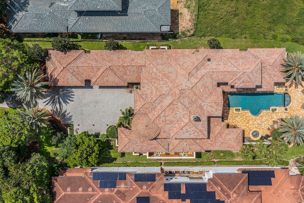 16631 Arezo Court, Montverde, Florida is a one of a kind custom home located in the sought after Bella Collina Community, finest in architectural design and handcrafted artistry, superb construction and is completely and exquisitely furnished.
