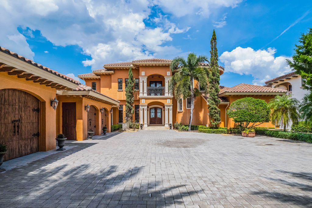 16631 Arezo Court, Montverde, Florida is a one of a kind custom home located in the sought after Bella Collina Community, finest in architectural design and handcrafted artistry, superb construction and is completely and exquisitely furnished.
