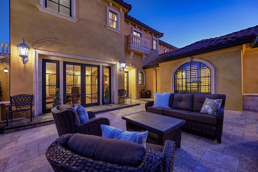 100 Shultz Vineyard Road, Shingle Springs, California is an architectural masterpiece overlooks a gorgeous working vineyard including state of the art appliances, high-end fixtures and finishes, custom iron works, and hand carved marble fireplaces and soaking tub.