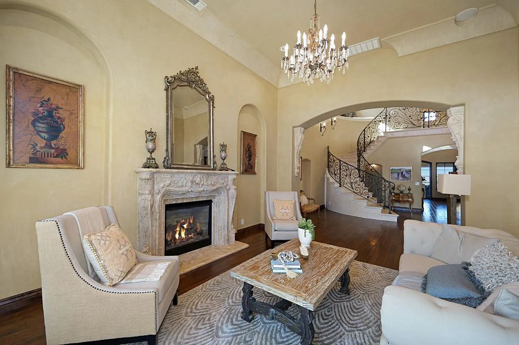 100 Shultz Vineyard Road, Shingle Springs, California is an architectural masterpiece overlooks a gorgeous working vineyard including state of the art appliances, high-end fixtures and finishes, custom iron works, and hand carved marble fireplaces and soaking tub.