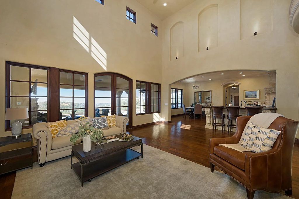 100 Shultz Vineyard Road, Shingle Springs, California is an architectural masterpiece overlooks a gorgeous working vineyard including state of the art appliances, high-end fixtures and finishes, custom iron works, and hand carved marble fireplaces and soaking tub.