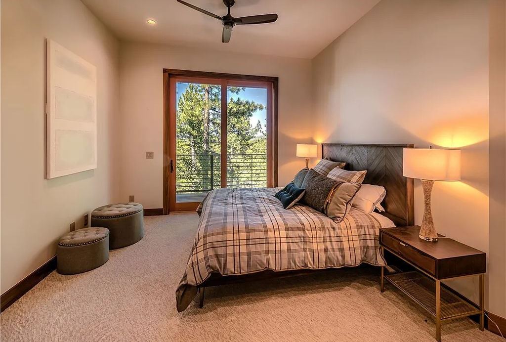 545 Eagle Drive, Incline Village, Nevada is a spectacular estate was meticulously crafted Susie Yanagi AIA design with high quality finish work including double quartzite kitchen islands, gated drive and interior paver heated courtyard.