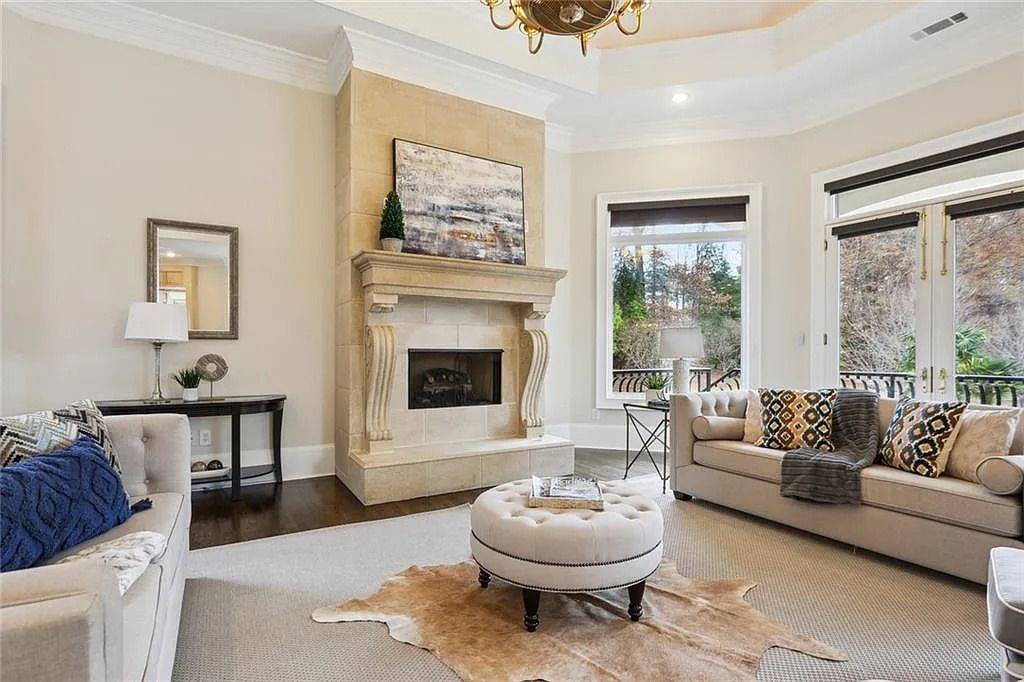 The Estate in Buford is a luxurious home offering the ultimate in privacy now available for sale. This home located at 6617 Garrett Rd, Buford, Georgia; offering 06 bedrooms and 07 bathrooms with 10,200 square feet of living spaces.