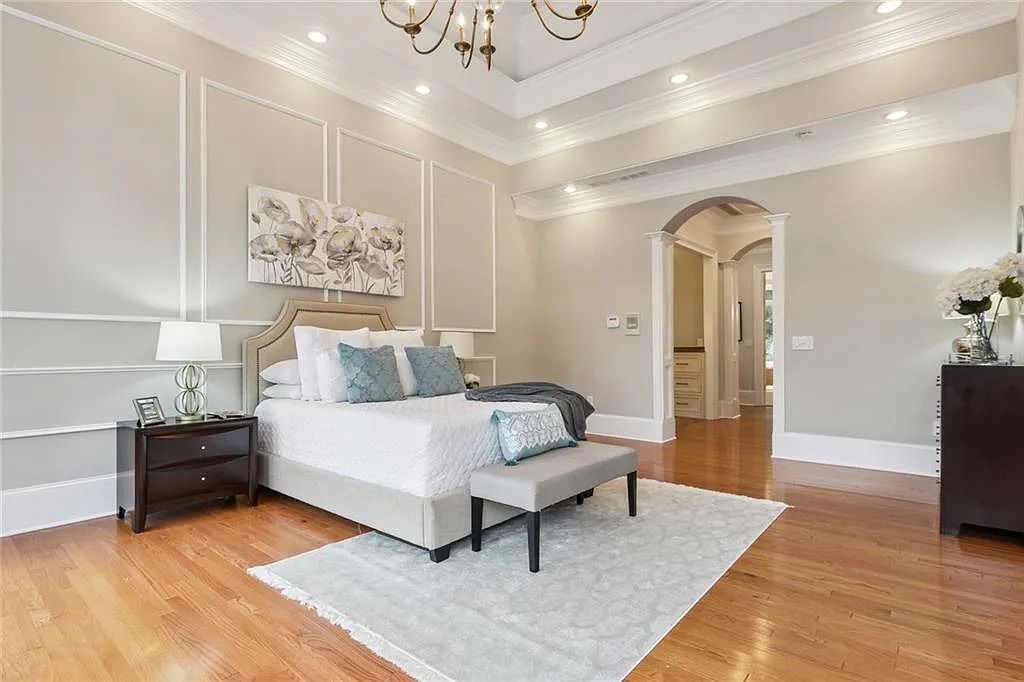 The Estate in Buford is a luxurious home offering the ultimate in privacy now available for sale. This home located at 6617 Garrett Rd, Buford, Georgia; offering 06 bedrooms and 07 bathrooms with 10,200 square feet of living spaces.