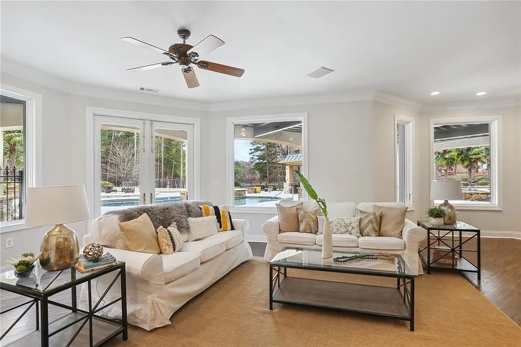 The Estate in Buford is a luxurious home offering the ultimate in privacy now available for sale. This home located at 6617 Garrett Rd, Buford, Georgia; offering 06 bedrooms and 07 bathrooms with 10,200 square feet of living spaces.