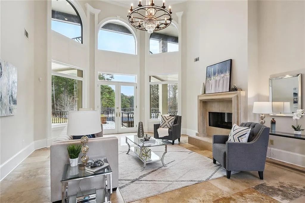 The Estate in Buford is a luxurious home offering the ultimate in privacy now available for sale. This home located at 6617 Garrett Rd, Buford, Georgia; offering 06 bedrooms and 07 bathrooms with 10,200 square feet of living spaces.