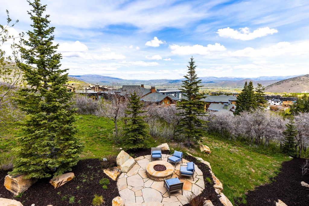 2338 W Red Pine Road, Park City, Utah is the most private residence within the community and the only home with truly panoramic views perched on the elevated upper-northwest corner of one of the most hidden yet convenient locations in Park City.