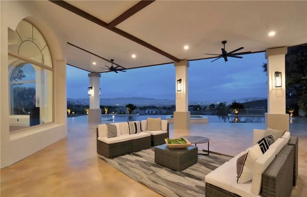 9 Yorkridge Court, Henderson, Nevada is a recently completed home perched high in the hills above the Green Fairways within the prestigious Anthem Country Club with the best unobstructed mountain, city and trip views. 