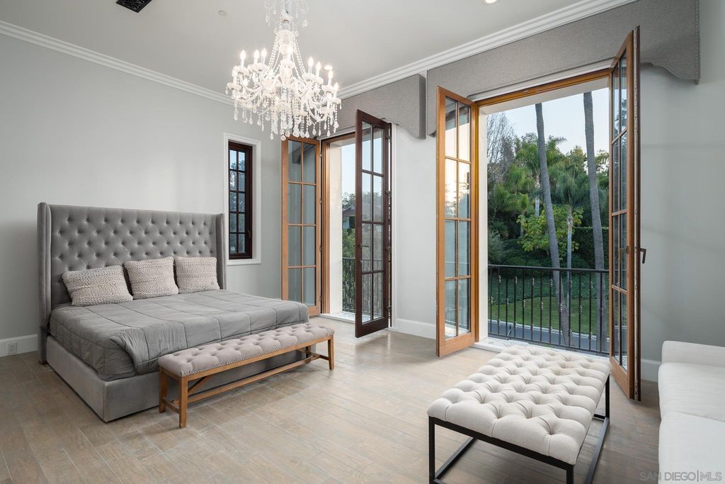 17176 Calle Serena, Rancho Santa Fe, California is a stunning custom European Villa on the lake in exclusive guard gated Fairbanks Ranch inspired by great architectural masterpieces around the world, built with a passion this timeless European home showcases exquisite imported materials.