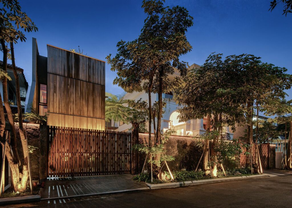 Wood White House combines Classic and Modern Element by Rcab Studio